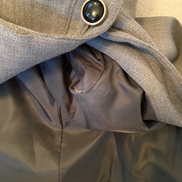 93 Karen  Nicole New York Vintage fur trimmed jacket sz 6 p2p 16 - Picture 11 of 11